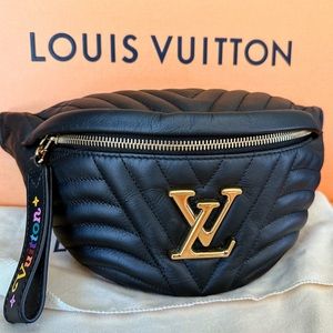 Louis Vuitton Black New Wave Bumbag
